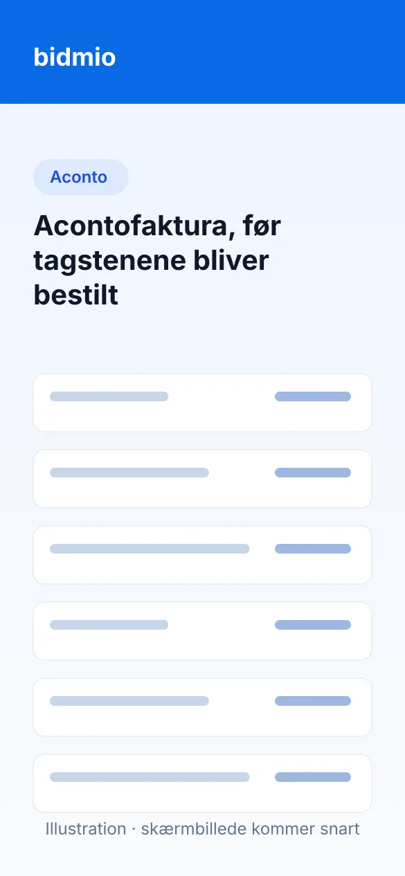 Dialogen Opret kladdefaktura fra projekt med fakturatypen A-Conto valgt