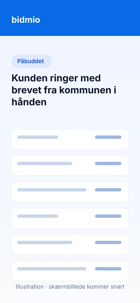 Ny sag for Henrik og Louise Dam med kommunens påbud vedhæftet og frist sat