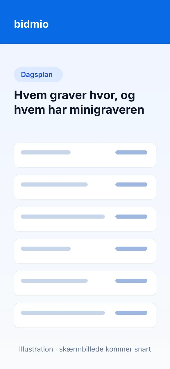 Ugeplan for kloakfirmaet med separatkloakeringen i Fredericia og en akut spuling i Vejle